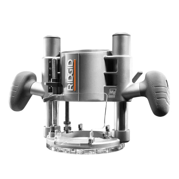 Fixed Router Machine 11 Amp 2 HP 1/2 in. Heavy-Duty Fixed and Plunge Base Corded Router – RIDGID