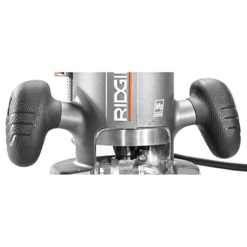 11 Amp 2 HP 1/2 in. Heavy-Duty Fixed and Plunge Base Corded Router – RIDGID